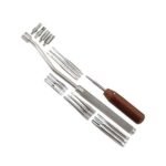 Equine Burgess Set With Interchangeable Luxating and Winged Elevator Handle and Screwdriver