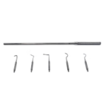 Set crochet et sonde dentaire 5 inserts